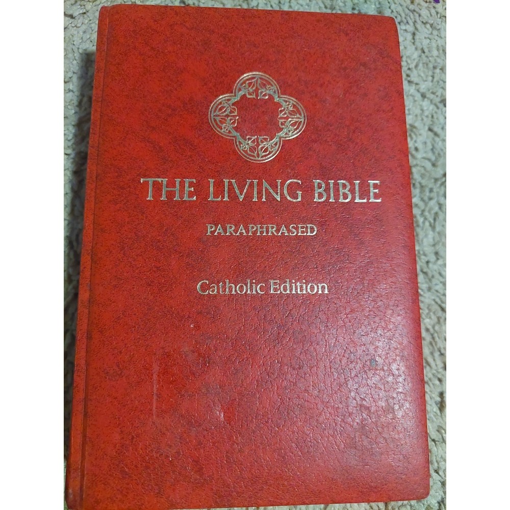 The living Bible Paraphrased Catholic Edition Red Letter